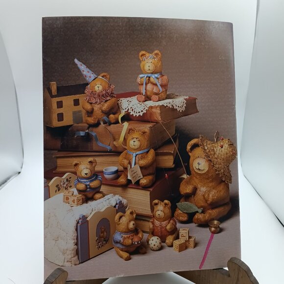 Just Bunnies And Bears Craft Book By Teresa Layman 1987 Vintage Pattern Book - Picture 2 of 2